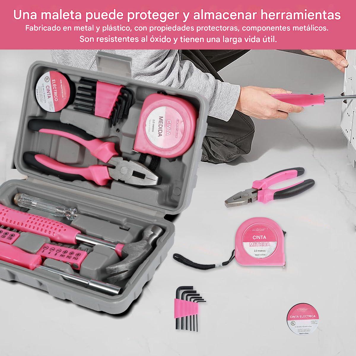(30% DESCONTO)Conjunto de 24 alicates multifunções portáteis para uso doméstico, fita métrica, martelo, conjunto de ferramentas de manutenção manual