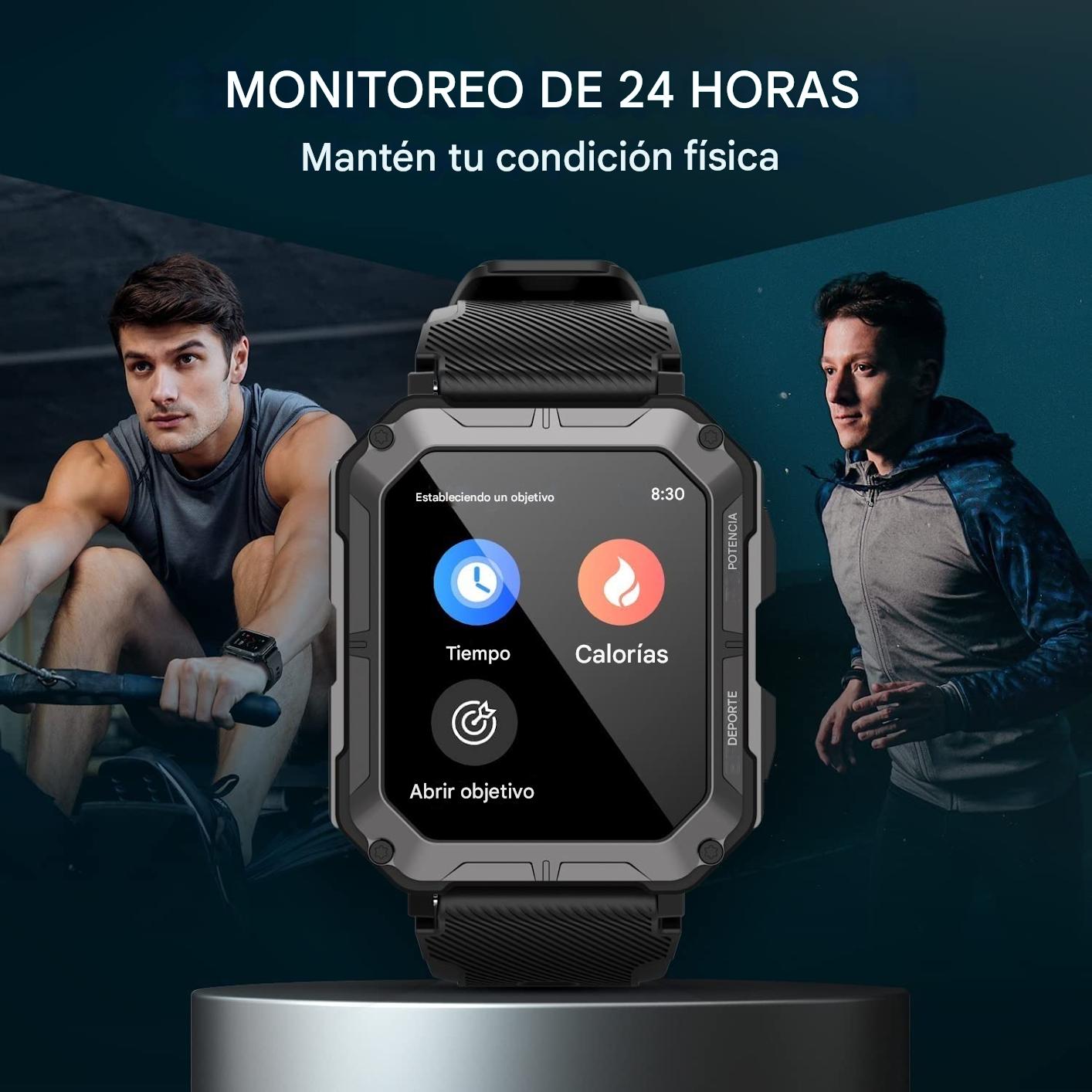 (30% DESCONTO) Relógio inteligente à prova de três provas para desportos ao ar livre