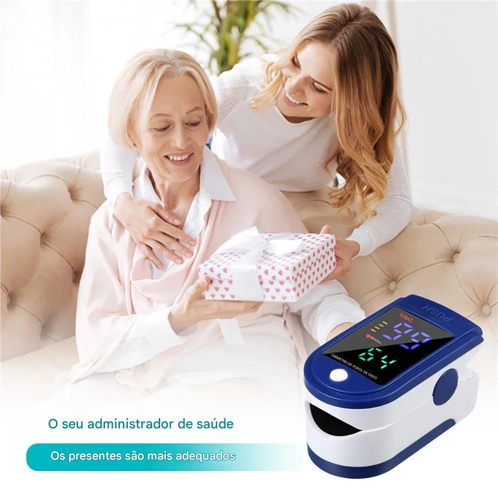 (30% DESCONTO) Oxímetro de pulso de dedo para uso doméstico Oxímetro de pulso LED para uso doméstico