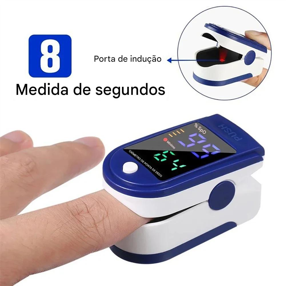 (30% DESCONTO) Oxímetro de pulso de dedo para uso doméstico Oxímetro de pulso LED para uso doméstico