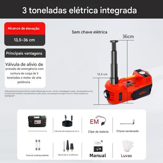 (30% DESCONTO) Conjunto de bomba de ar elétrica para automóvel, macaco elétrico, 12 V