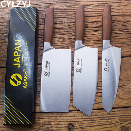 (30% DESCONTO) Conjunto de facas de chef japonesas em aço inoxidável