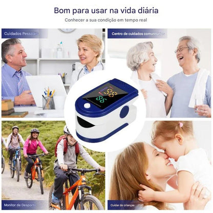 (30% DESCONTO) Oxímetro de pulso de dedo para uso doméstico Oxímetro de pulso LED para uso doméstico