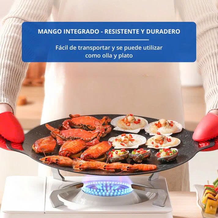(30% DESCONTO)🔥Frigideira antiaderente multiusos de 6 camadas, pode ser utilizada em recuperadores de calor de indução.