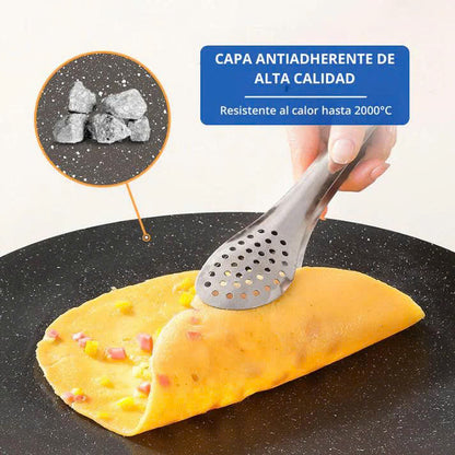 (30% DESCONTO)🔥Frigideira antiaderente multiusos de 6 camadas, pode ser utilizada em recuperadores de calor de indução.