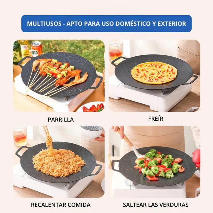 (30% DESCONTO)🔥Frigideira antiaderente multiusos de 6 camadas, pode ser utilizada em recuperadores de calor de indução.